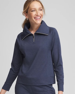 Zenergy® Cloud Half-Zip Pullover Top | Chico's